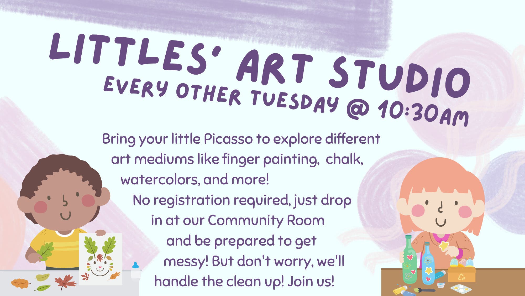 Derby Neck Library - Littles' Art Studio
