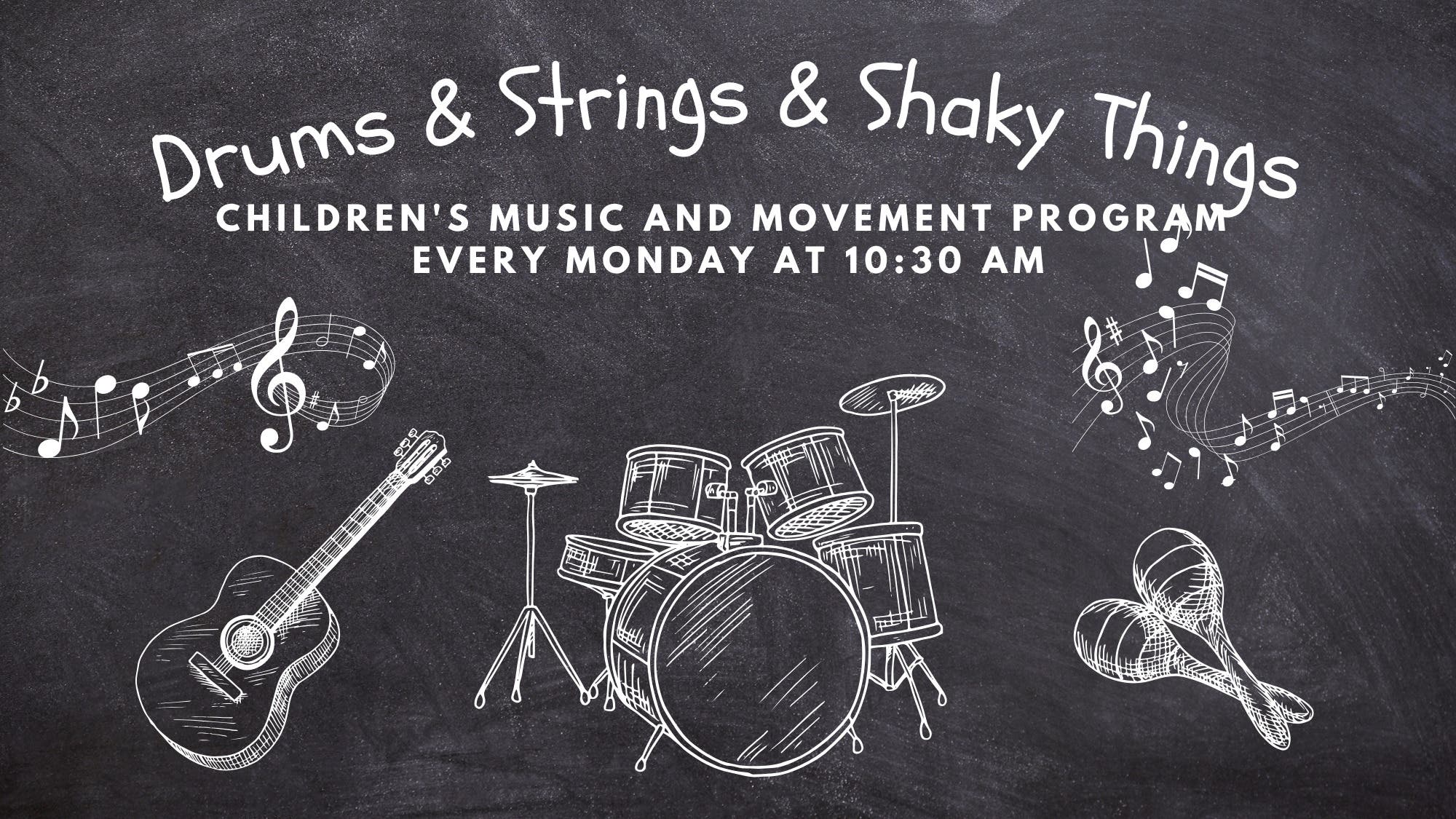 Derby Neck Library - Drums & Strings & Shaky Things