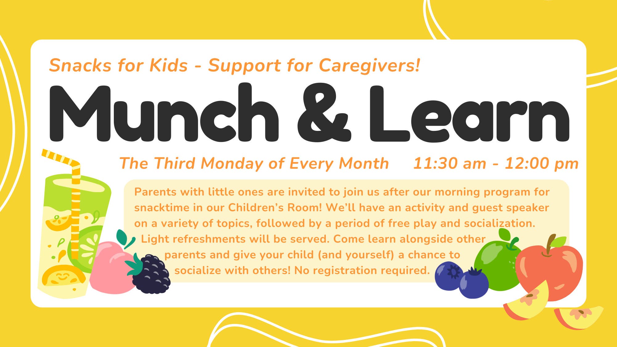 Derby Neck Library - Munch & Learn: Valley Early Childhood Collective