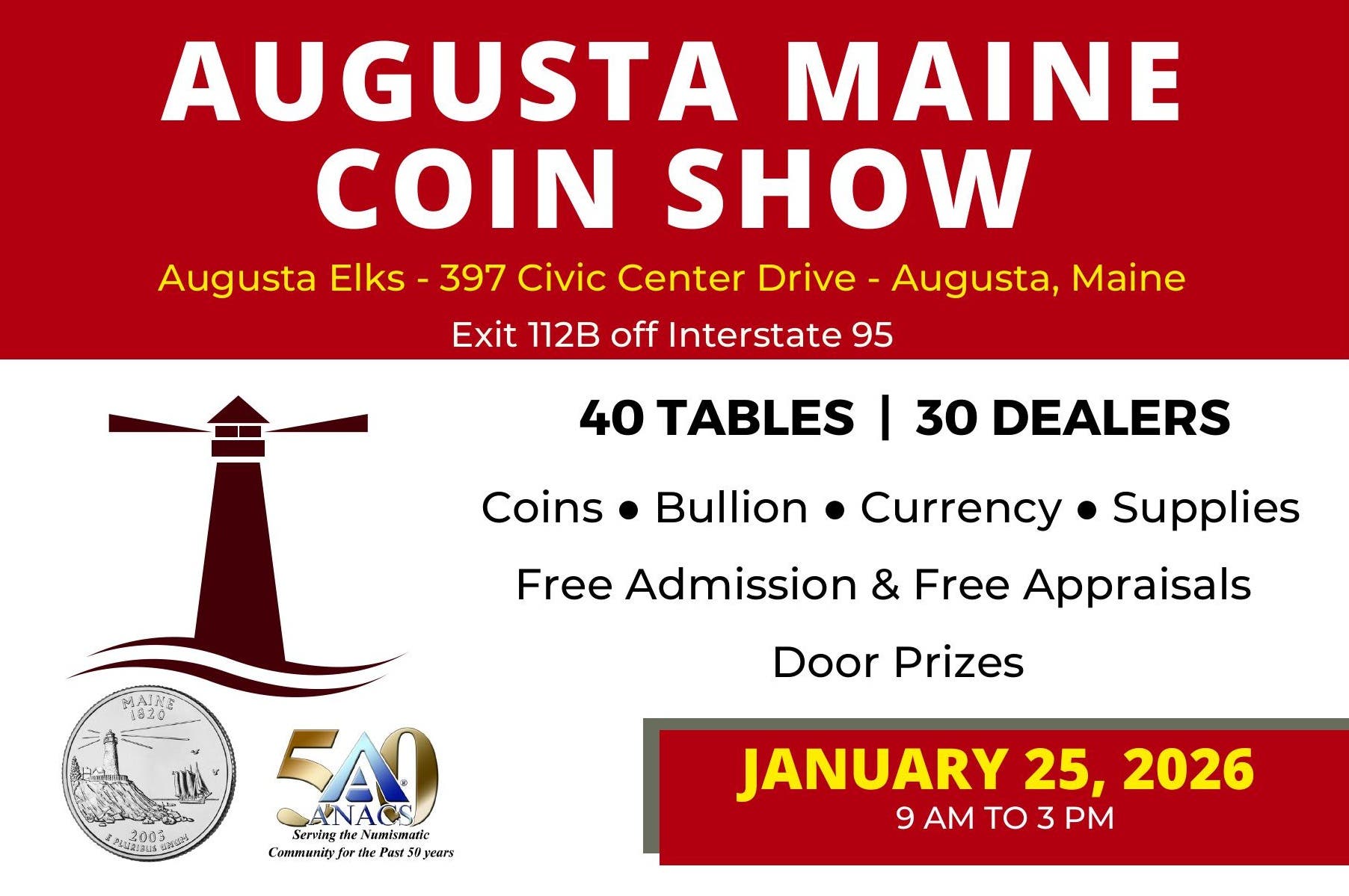 Augusta Coin and Currency Show, Gold and Silver