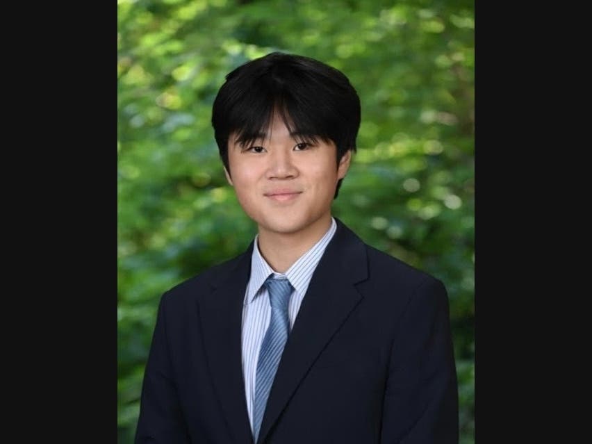Leon Wang Named Regeneron Science Talent Search Top 40 Finalist