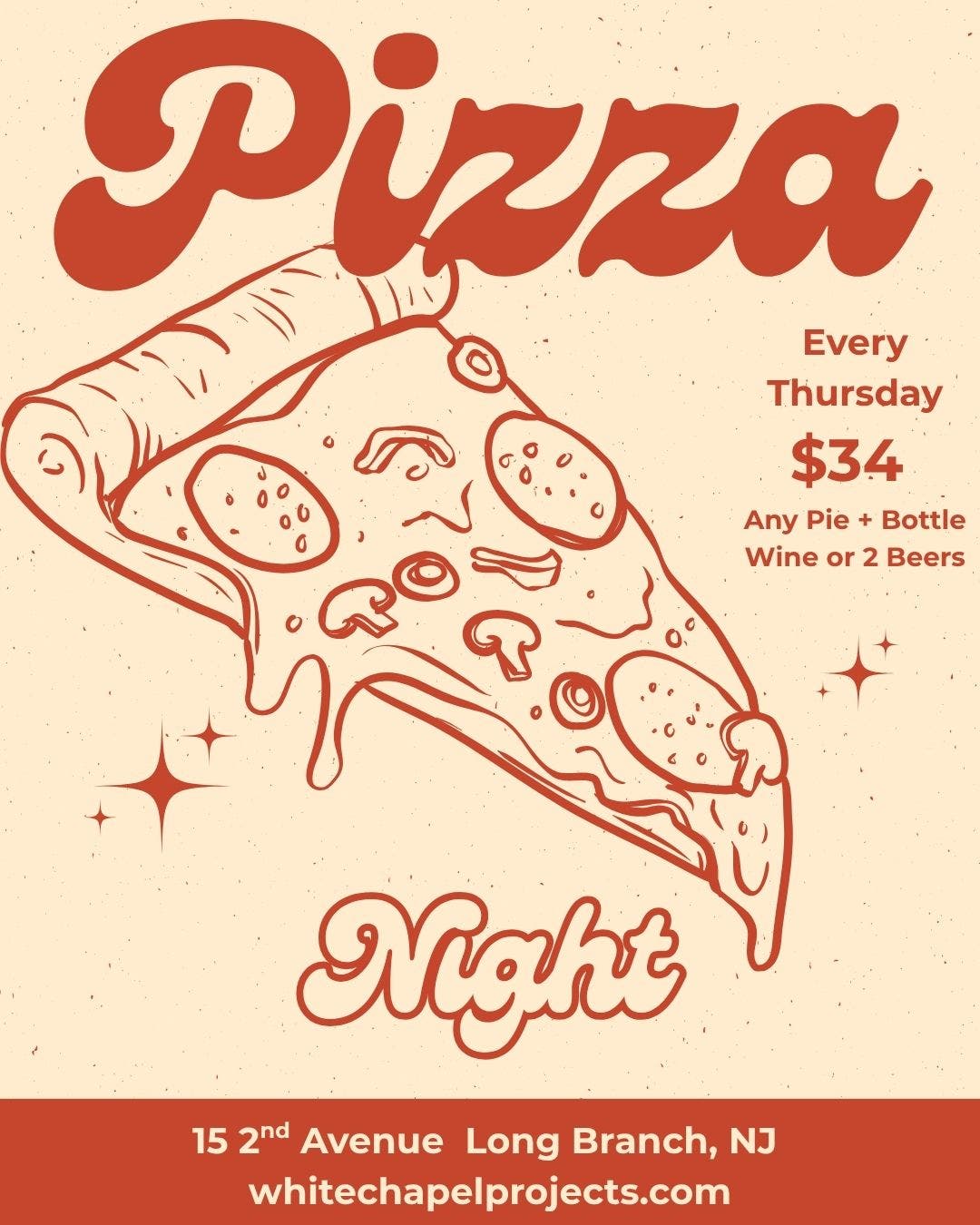 Pizza Night – Every Thursday at WCP!