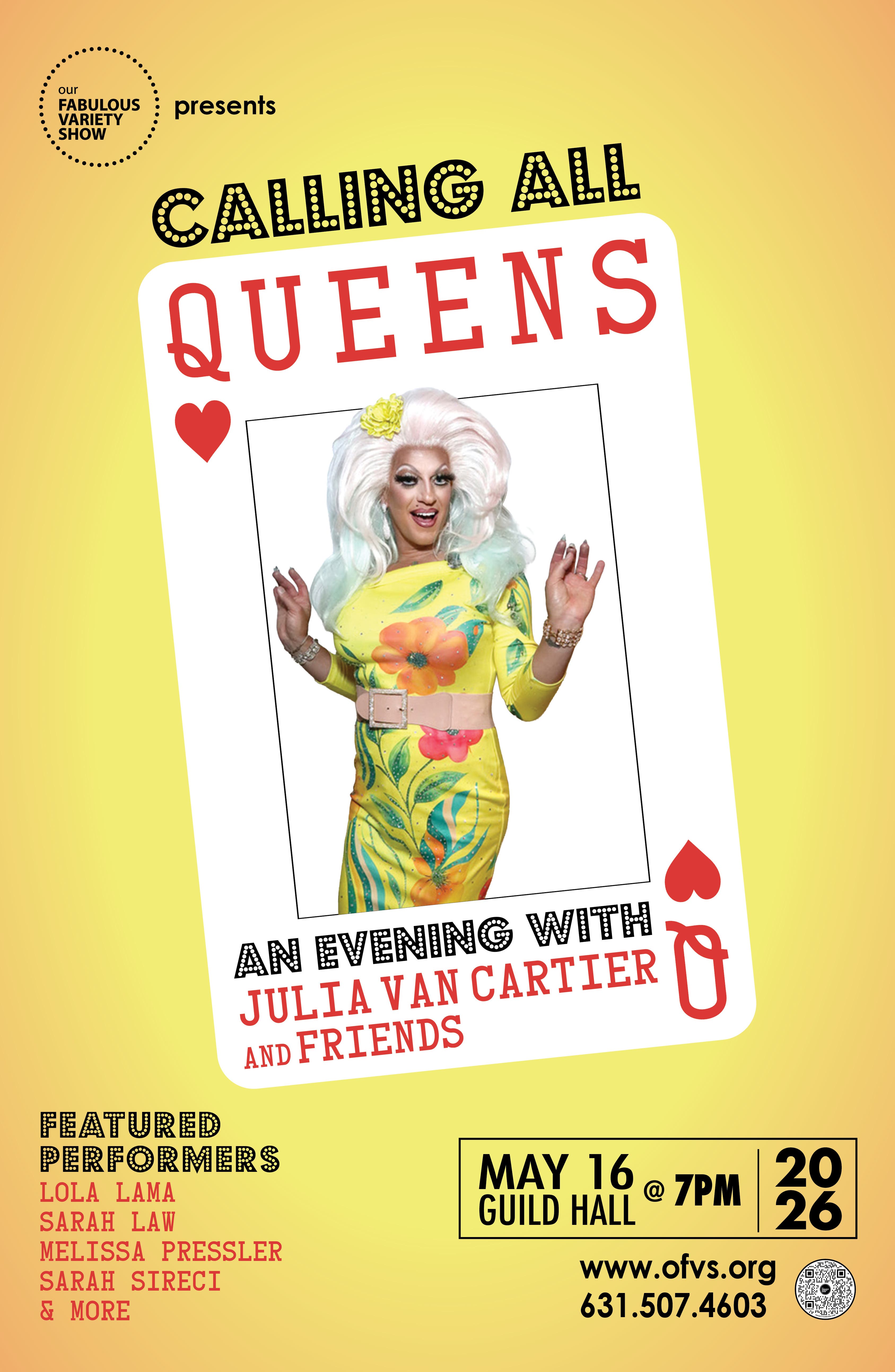 Drag Cabaret: “Calling All Queens”