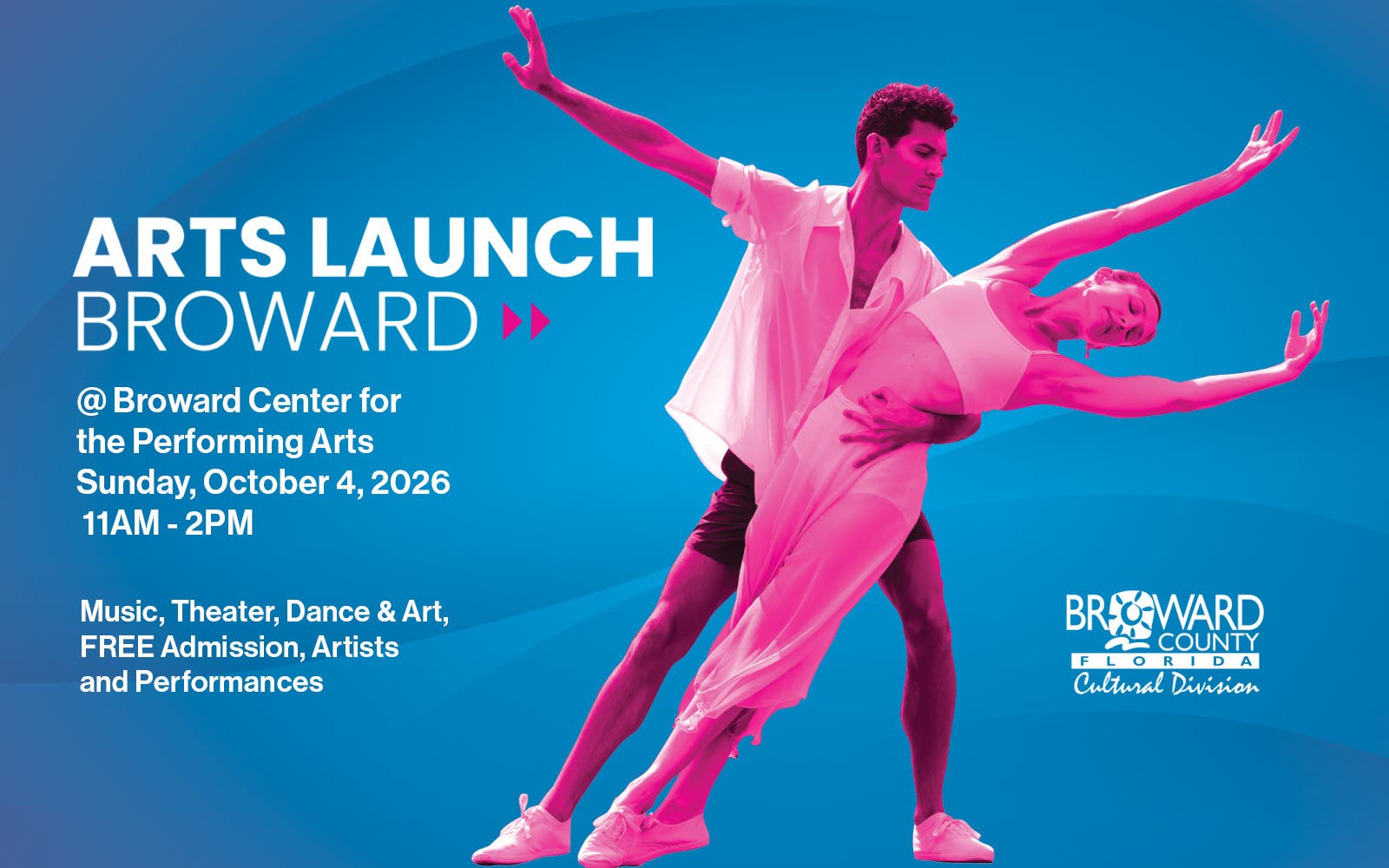 Arts Launch Broward 2026: Broward County’s Arts & Culture Season Kickoff