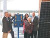 From left, Benchmark Senior Living COO and EVP John Hartmayer, Meadow Ridge Campus Executive Director Christopher Barstein, Benchmark VP of Asset Management Diana Watts, resident Susan Auslander, and VP of Operations Jake Quigley.