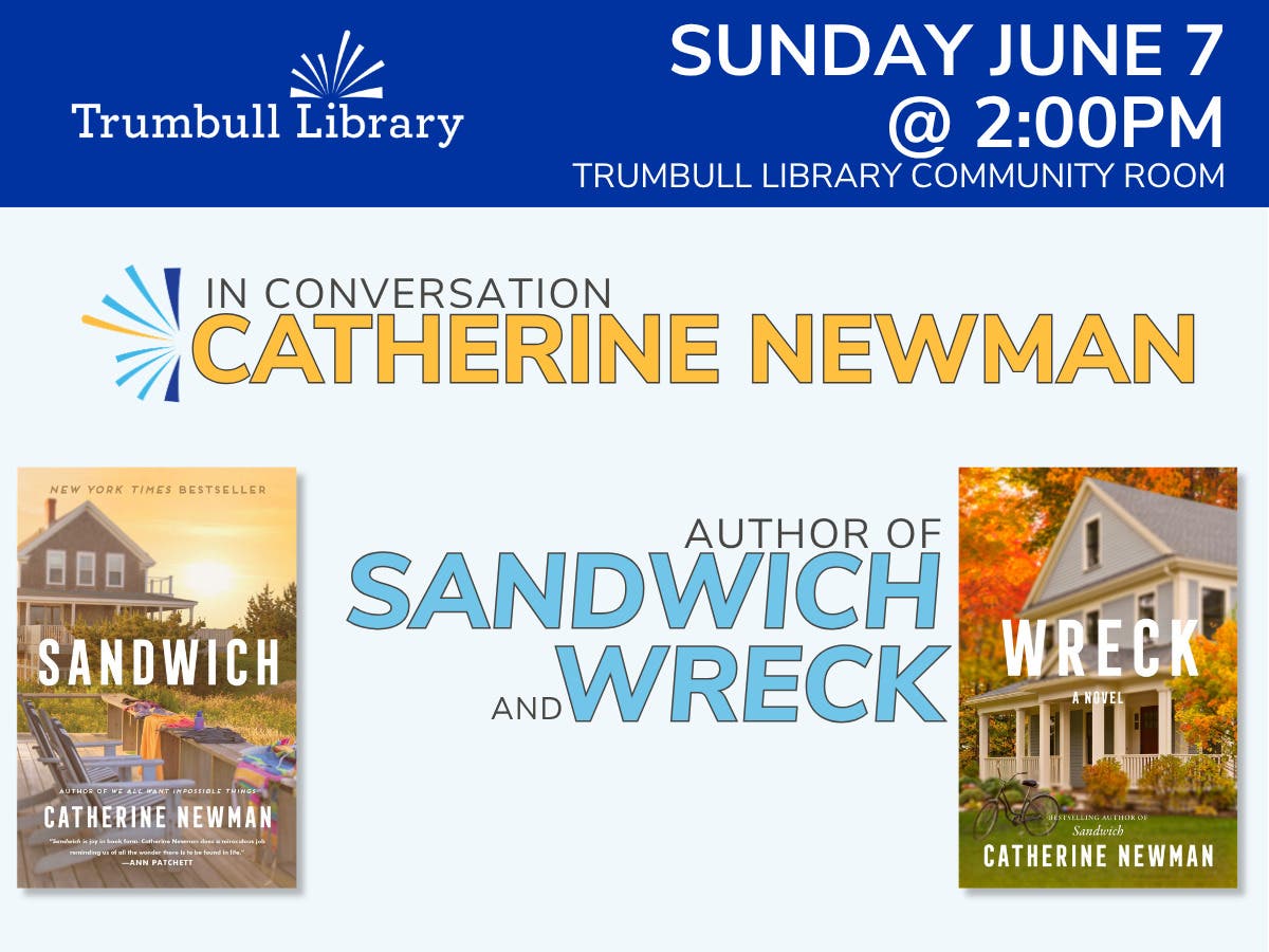 Author Event: Catherine Newman at the Trumbull Library