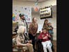 Friends and loved ones celebrating Harold Peterson's or "Pop's" 107th birthday
