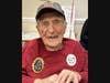 Harold Peterson smiling for his 107th birthday