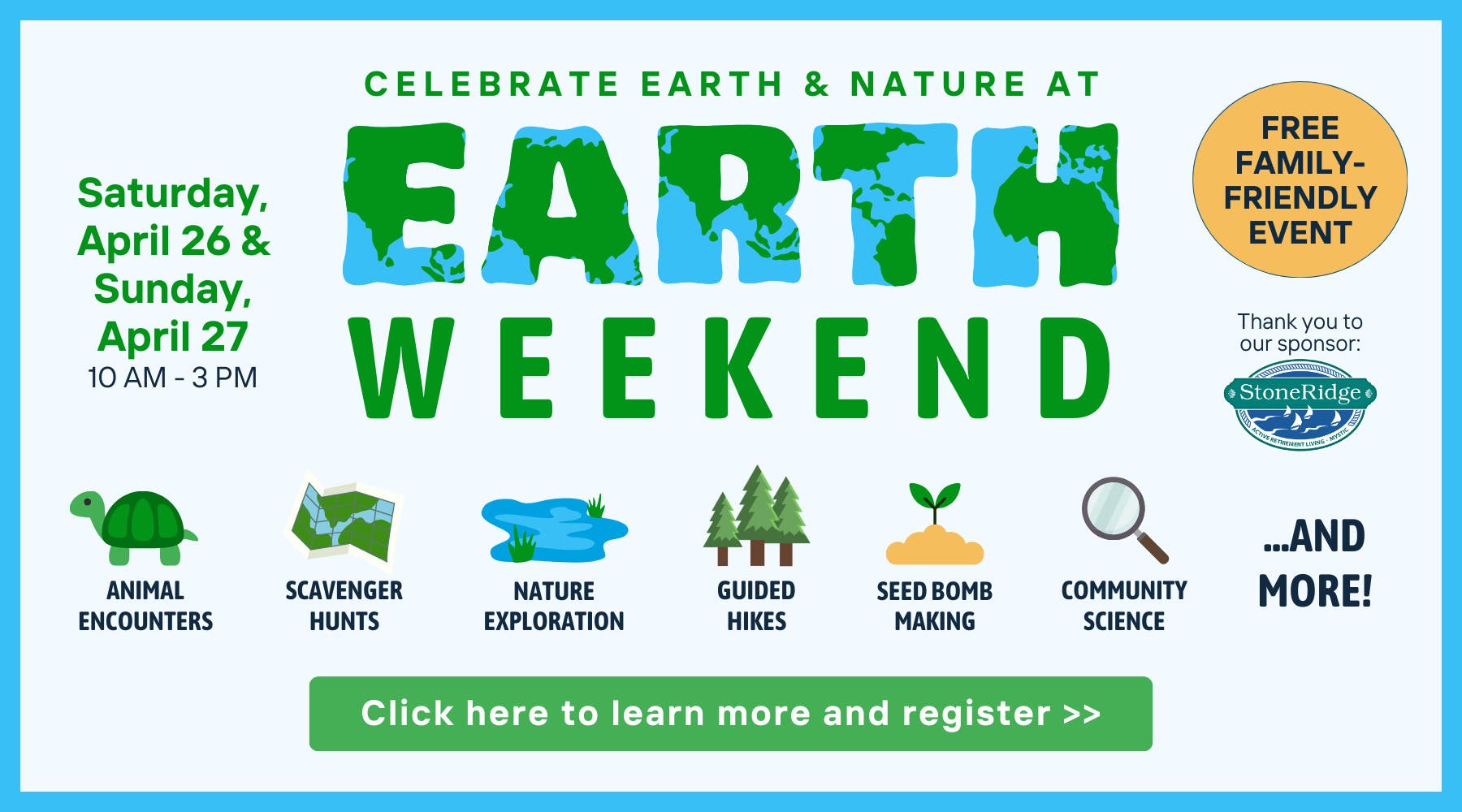 Earth Weekend at DPNC (free family event)