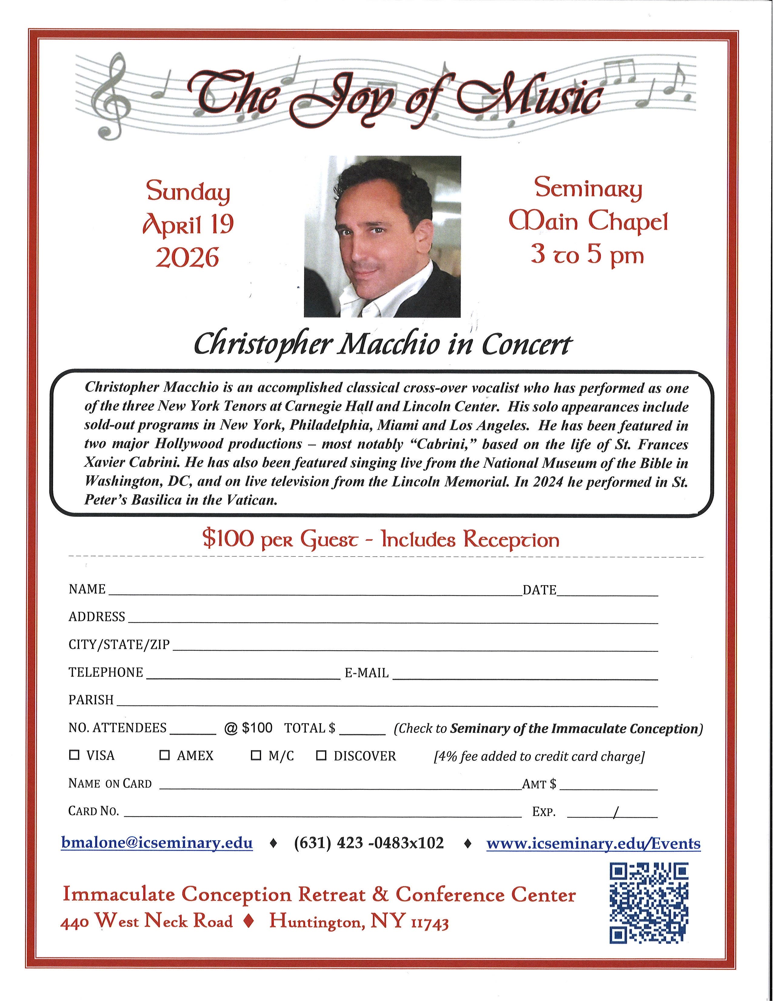 Christopher Macchio in Concert!