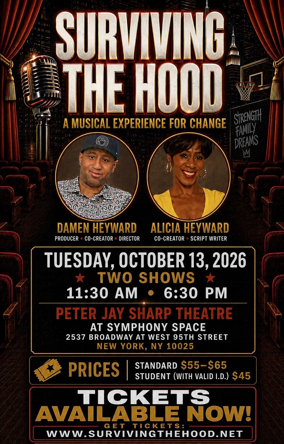 Surviving The Hood: A Musical Debuts at Symphony Space October 13