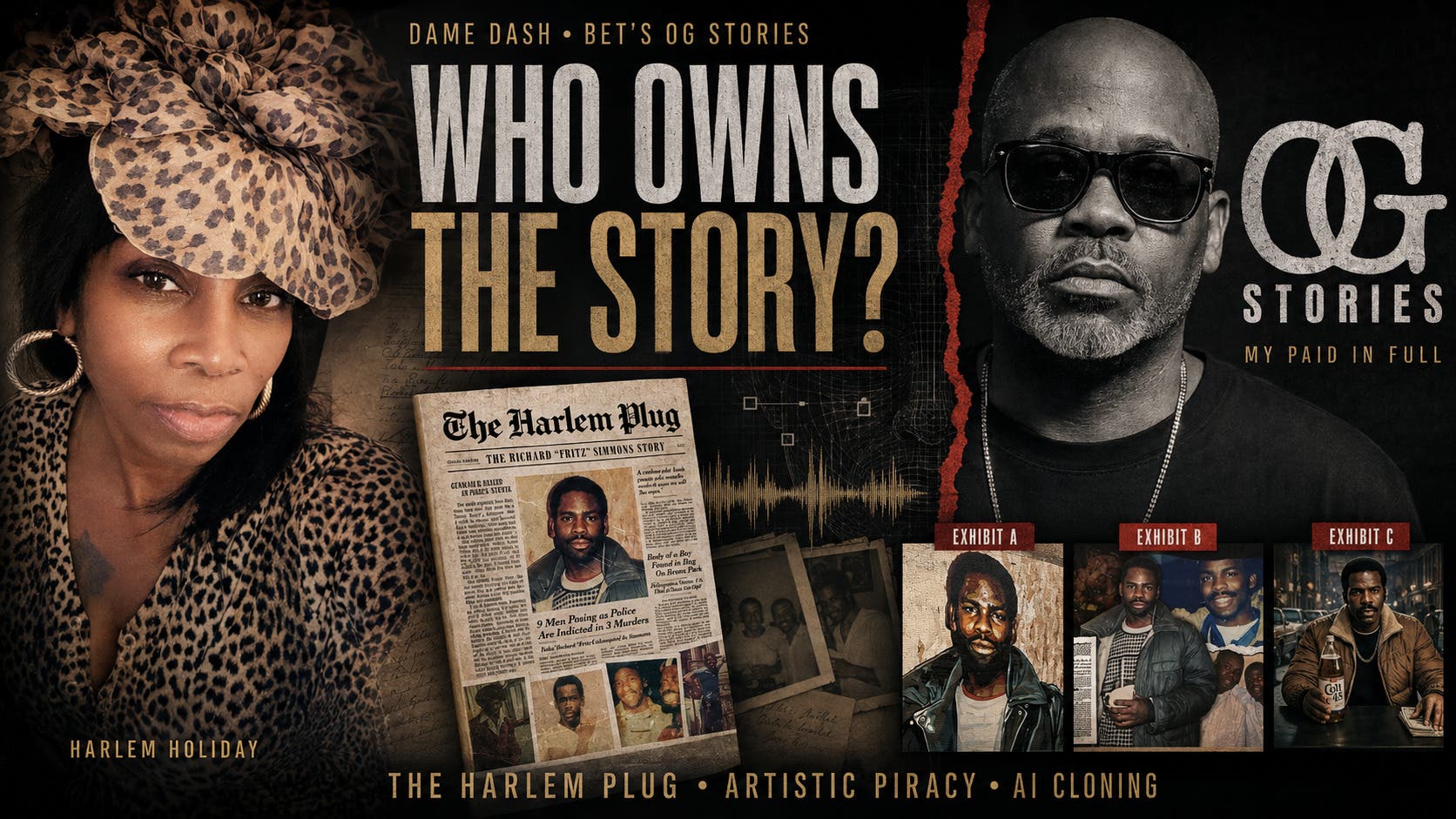 Dame Dash Calls BET’s OG Stories “My Paid In Full”—Harlem Holiday Calls It Unauthorized
