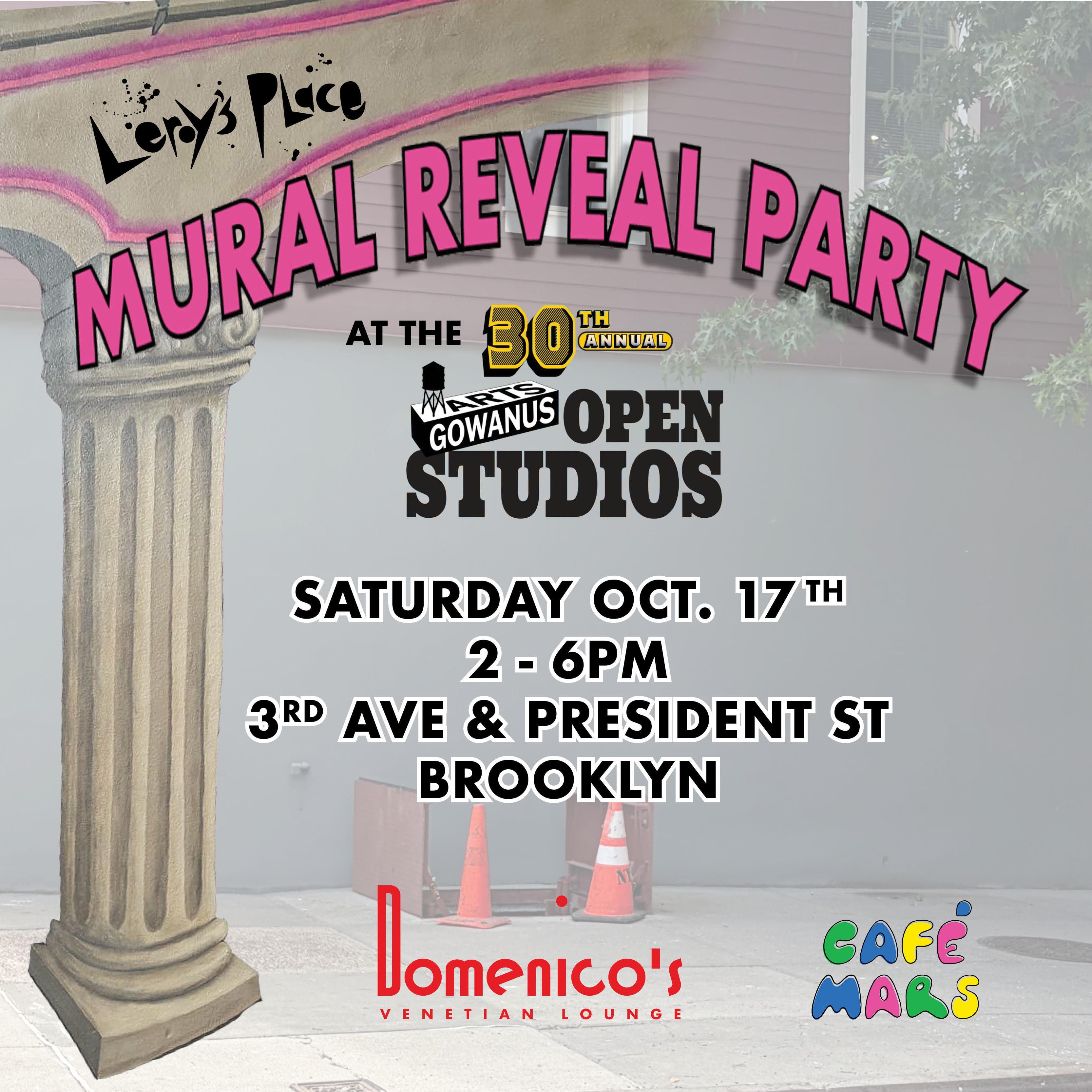 Mural Reveal Party by Leroy's Place
