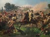 George Washington rallied the troops at the Battle of Monmouth near Battleground CC. "Washington Rallying the Troops at Monmouth" Emanuel Leutze, 1857 - Monmouth County Historical Association, Freehold NJ: Gift of the Descendants of David Leavitt, 1937.