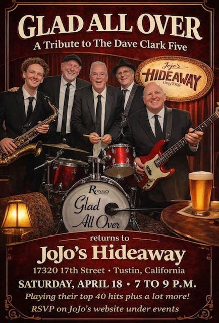 Dave Clark 5 Tribute Band Glad All Over