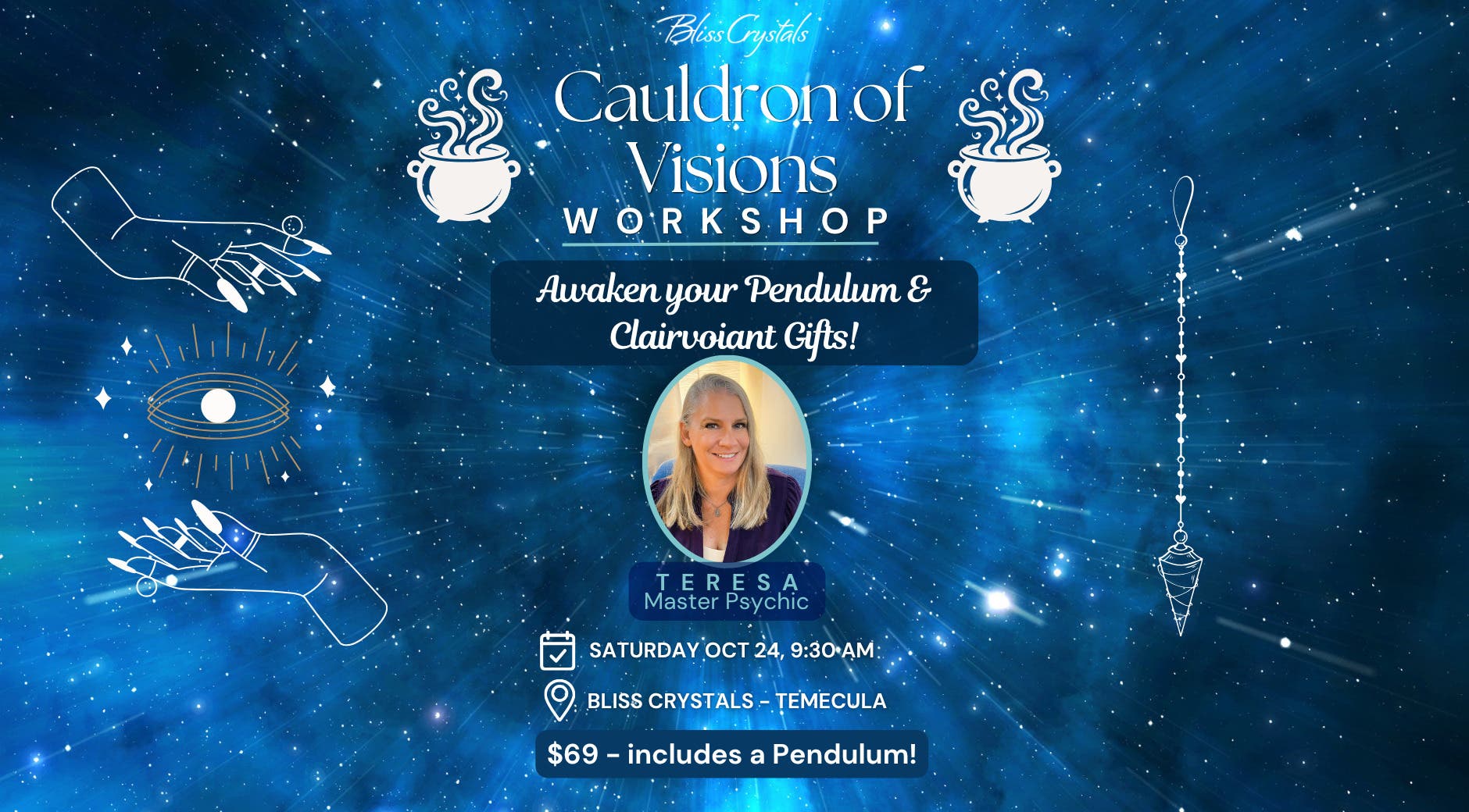 Cauldron of Visions: Awaken your Pendulum and Clairvoyant Gifts