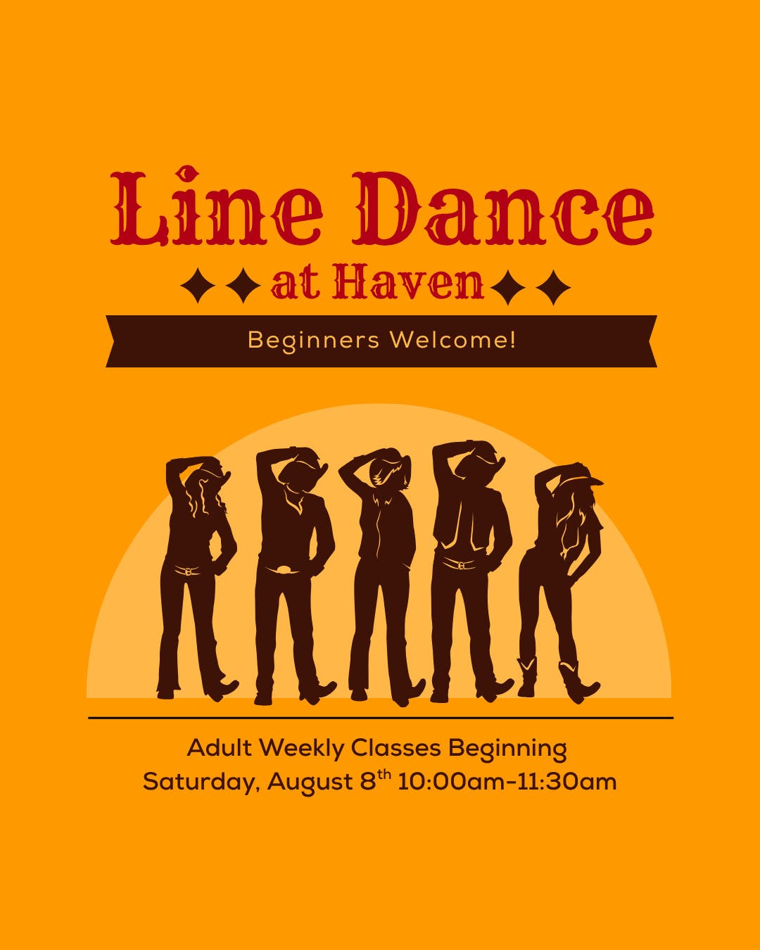 Adult Line Dance Classes