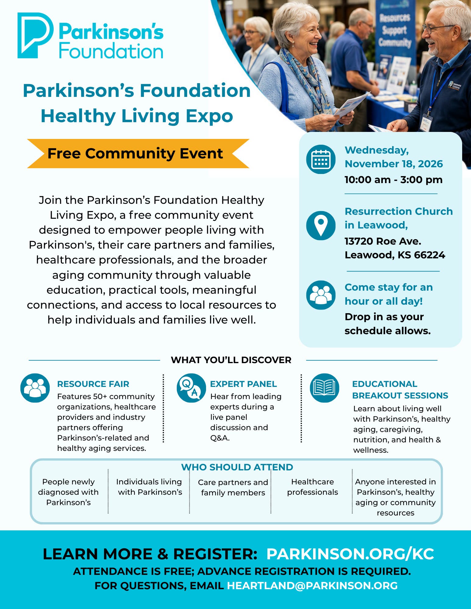 Parkinson's Foundation Healthy Living Expo