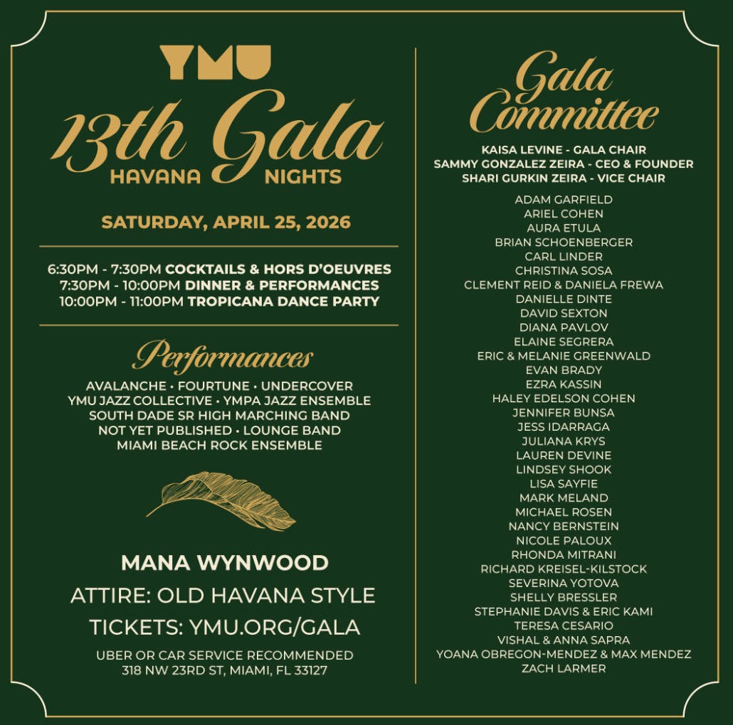 Young Musicians Unite 13th Annual Gala: Havana Nights