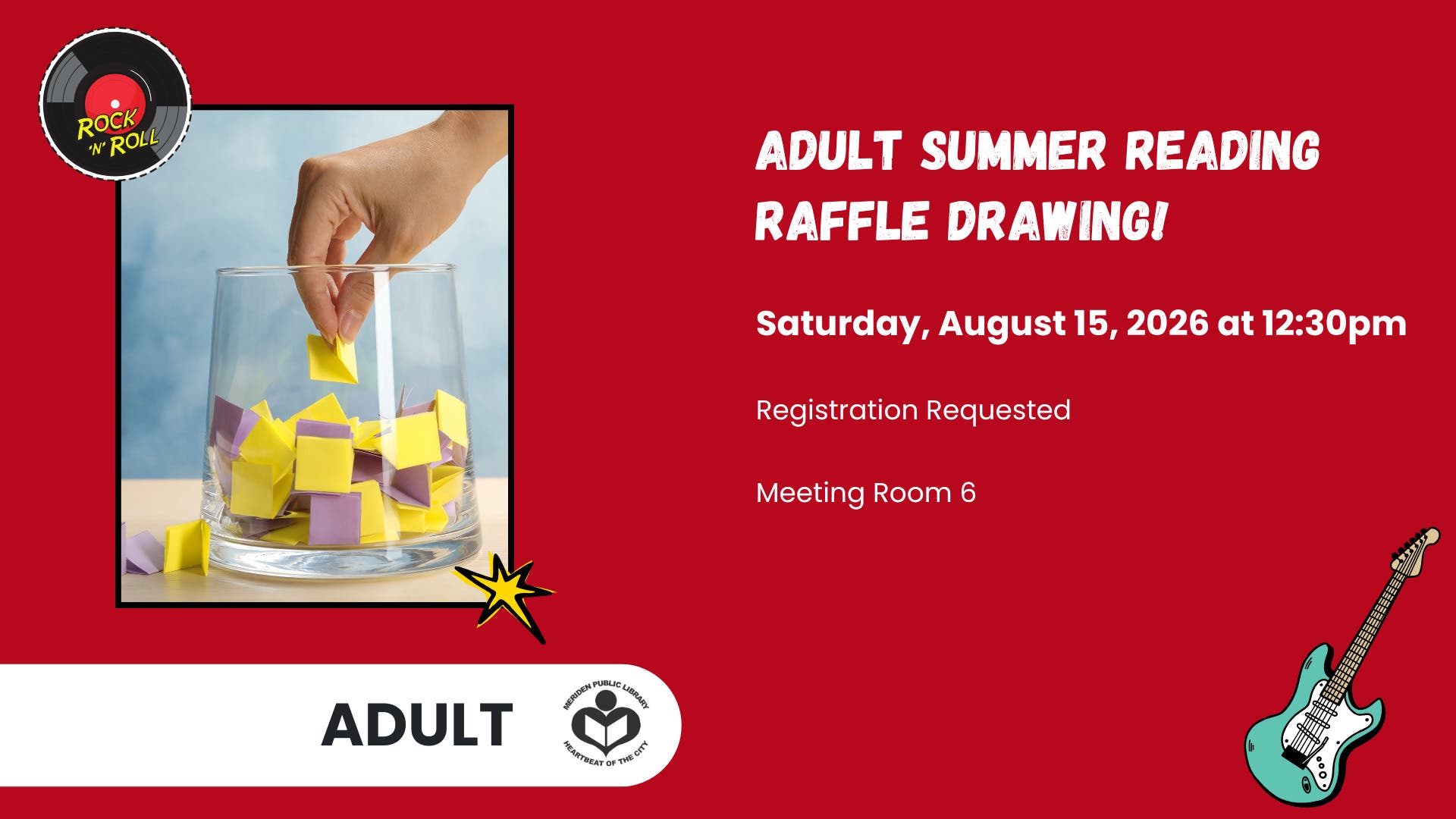 Adult Summer Reading Raffle Drawing