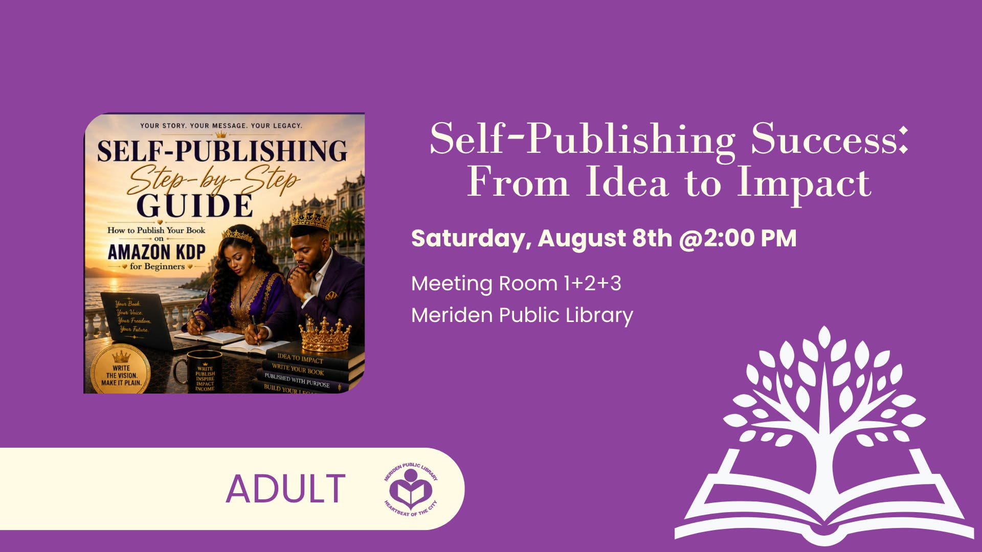 Self-Publishing Success: From Idea to Impact - Workshop with Author Amber Caple