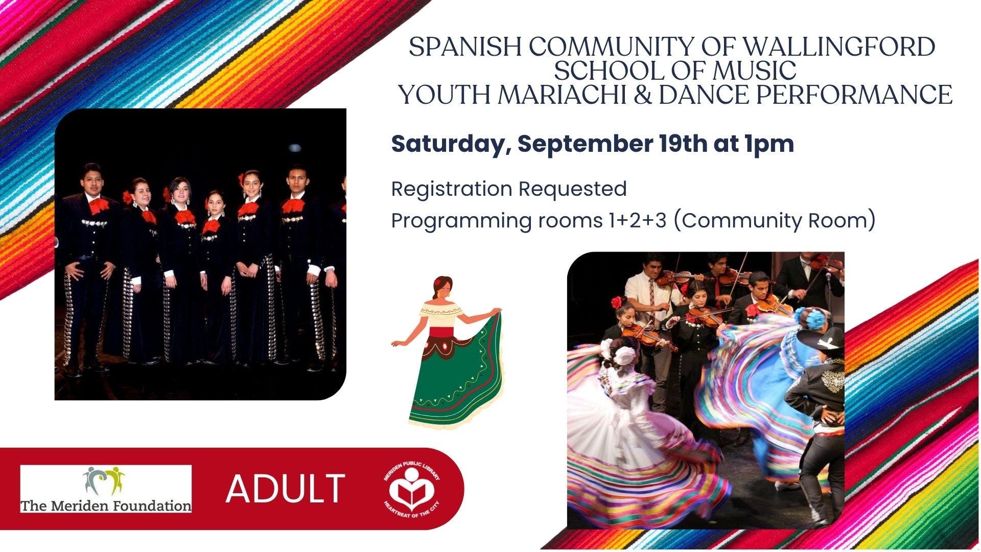 Spanish Community of Wallingford School of Music Mariachi and Dance Performance