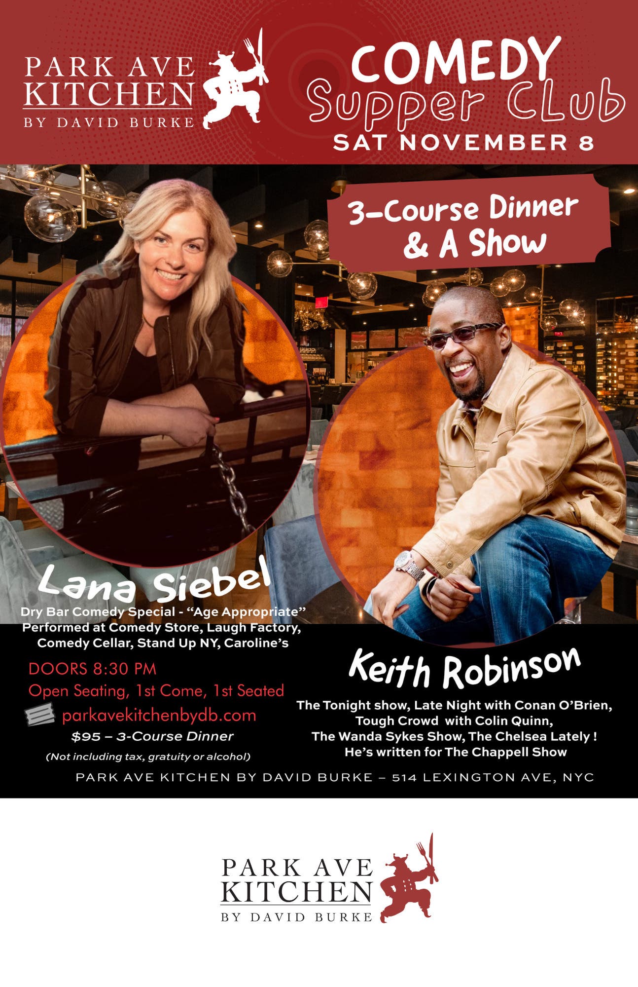 Comedy Supper Club - Dinner & A Show!
