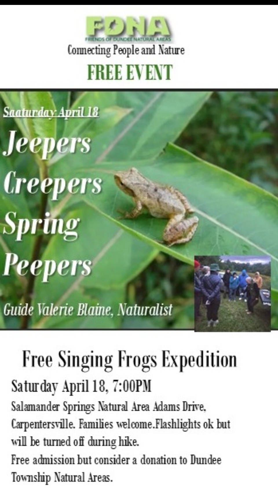 Jeepers Creepers Spring Peepers