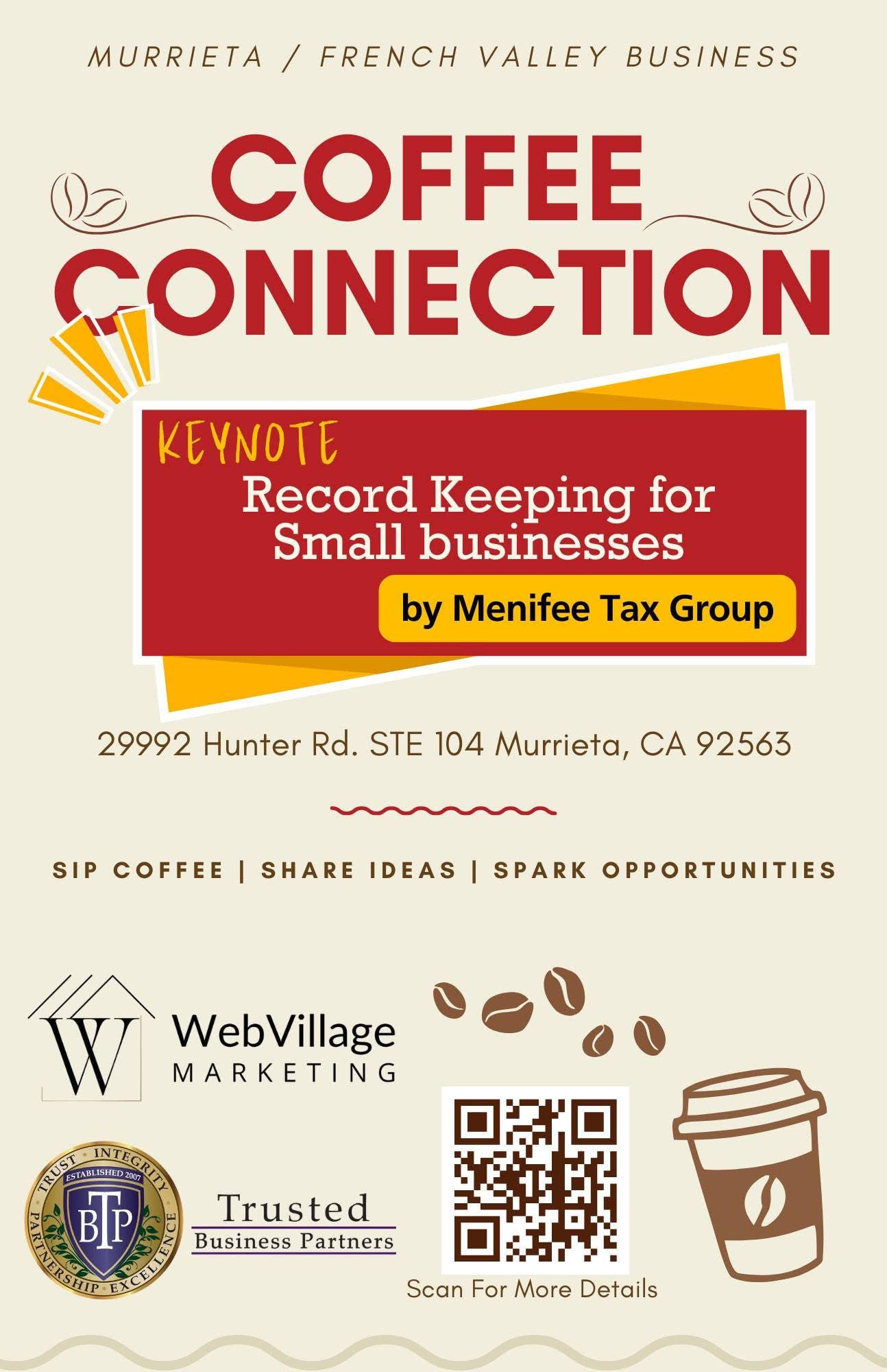 ☕ Business Coffee Connection - Connecting Murrieta & French Valley Businesses