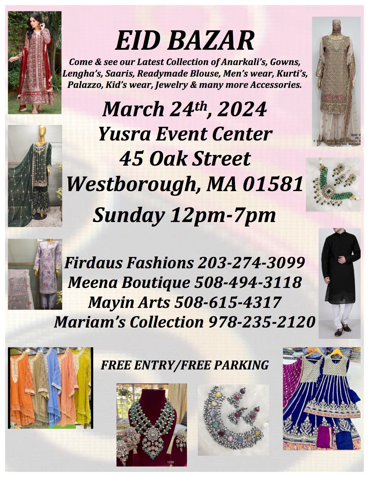 Mar 24 | Eid Bazar | Westborough, MA Patch