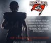 Black White Footballer Big Game Checklist American Football Facebook Post - 1