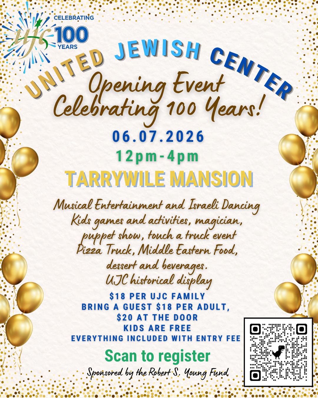Jewish Festival- Opening Event Celebrating 100 Years of United Jewish Center in Danbury!