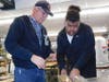 YouthBuild participant at Elgin Area Men's Shed.