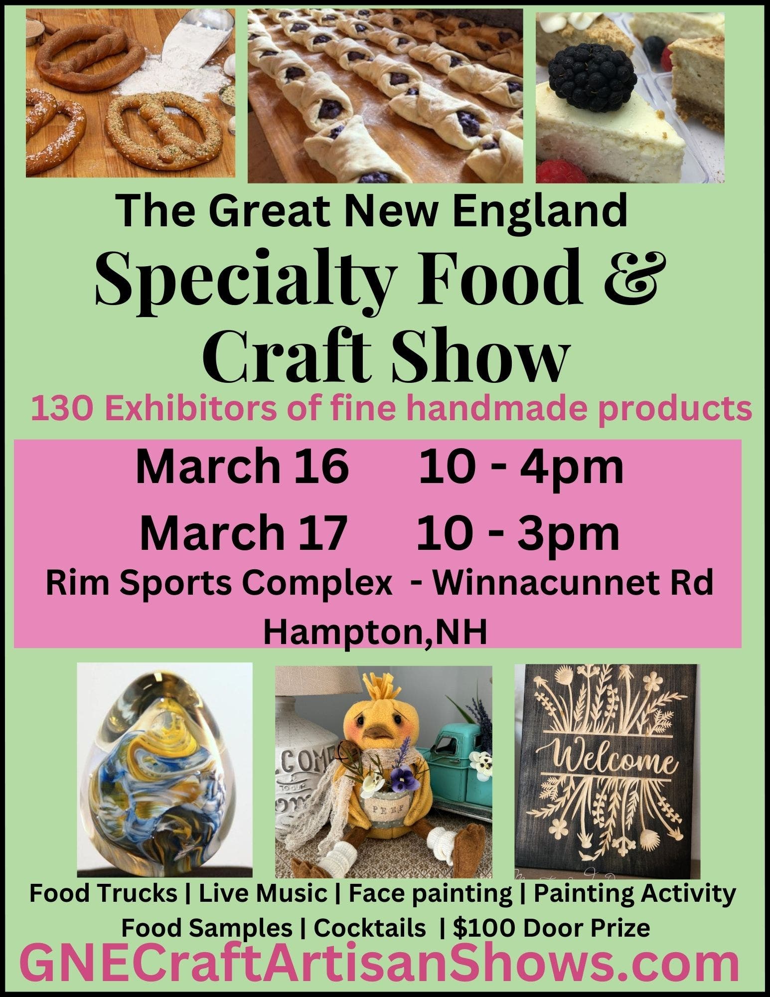 Mar 17 | March 16 & 17 Specialty Foods & Artisan Show | Portsmouth, NH ...