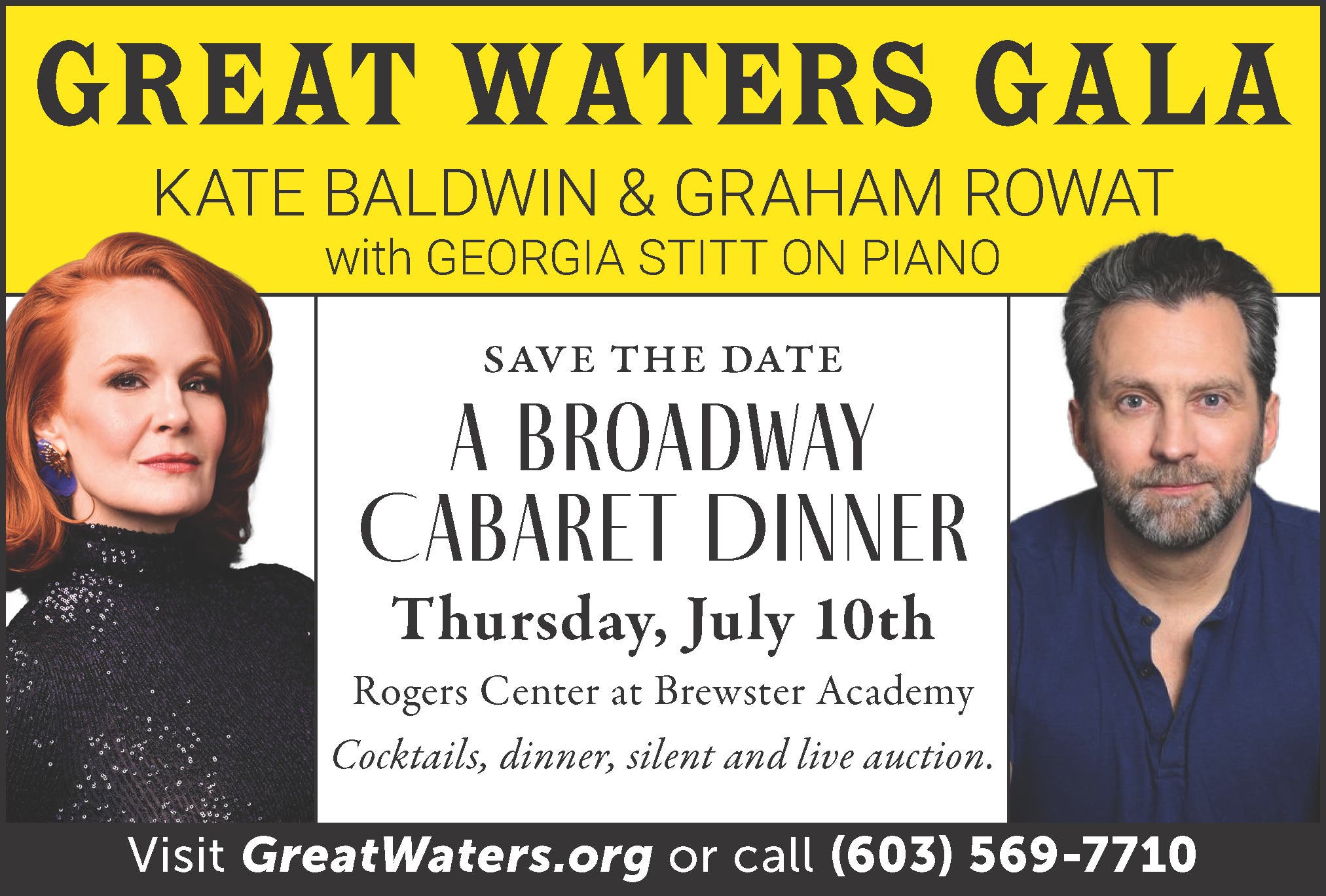 Great Waters Gala - A Broadway Cabaret Dinner