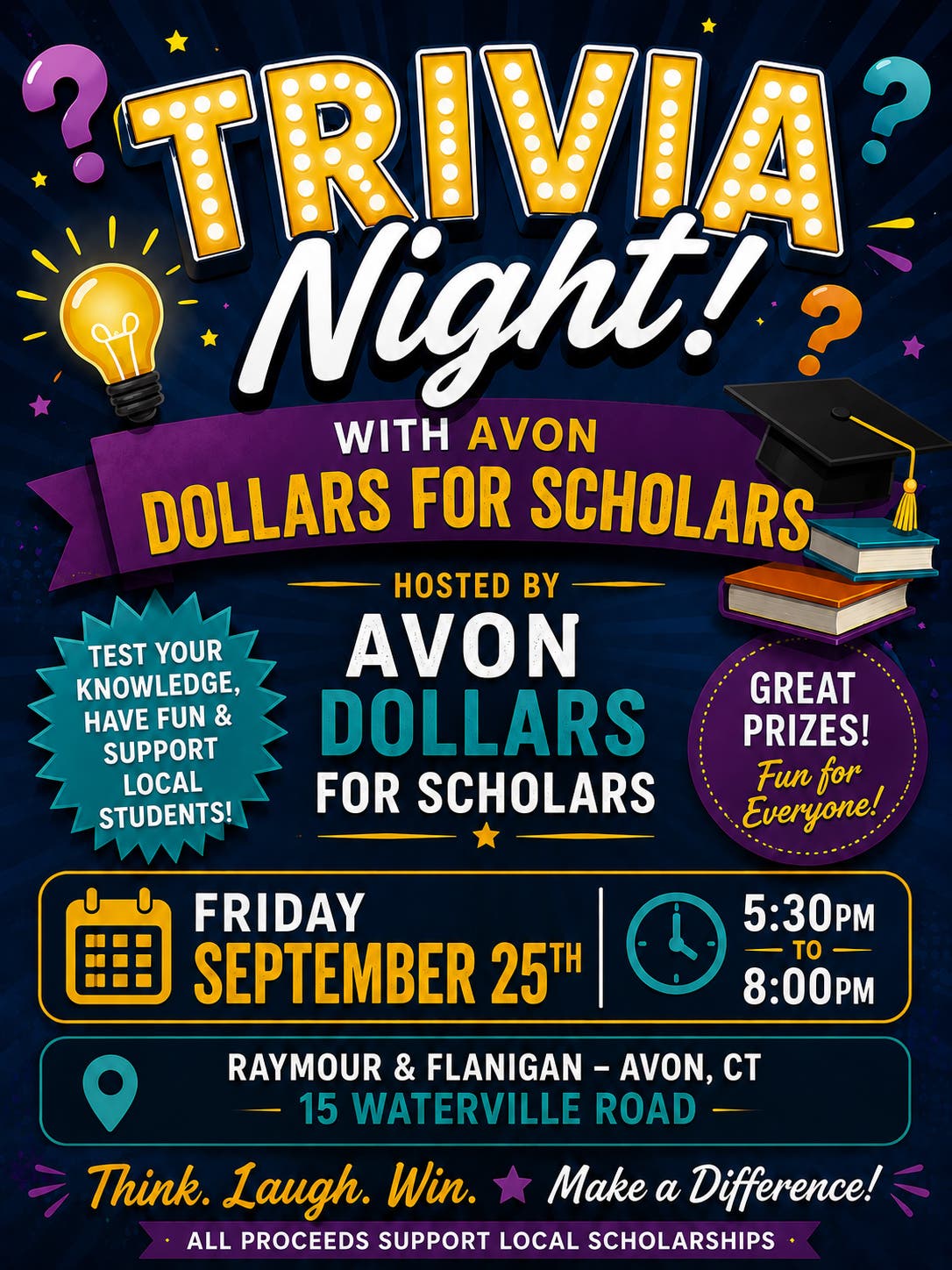 Trivia Night with Avon Dollars for Scholars