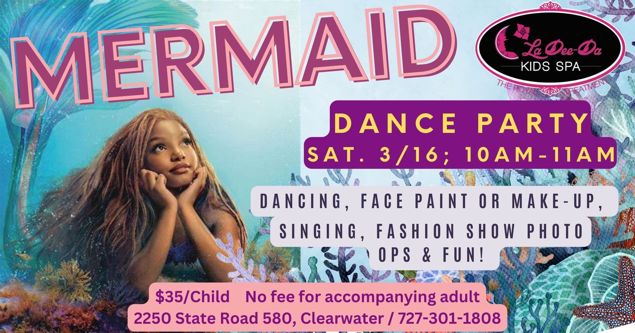 Mar 16 | Dance Party with the Mermaid Princess | Clearwater, FL Patch