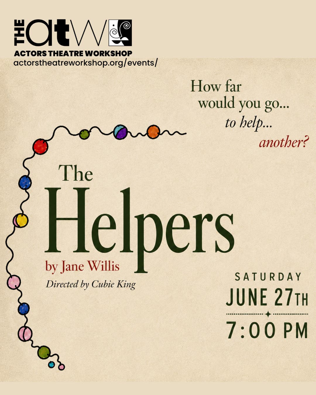 ATW Play Reading: The Helpers by Jane Willis