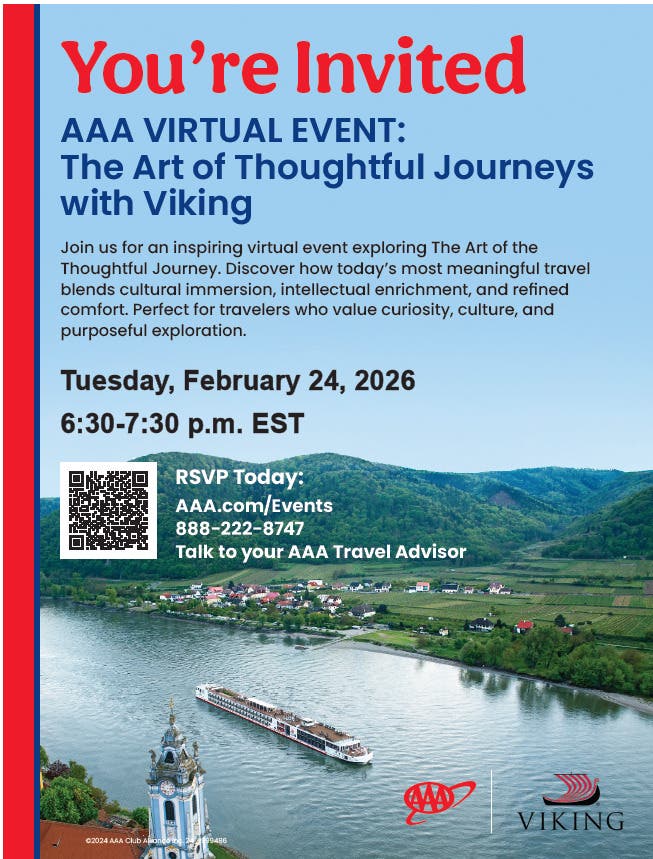 AAA VIRTUAL EVENT: The Art of Thoughtful Journeys with Viking
