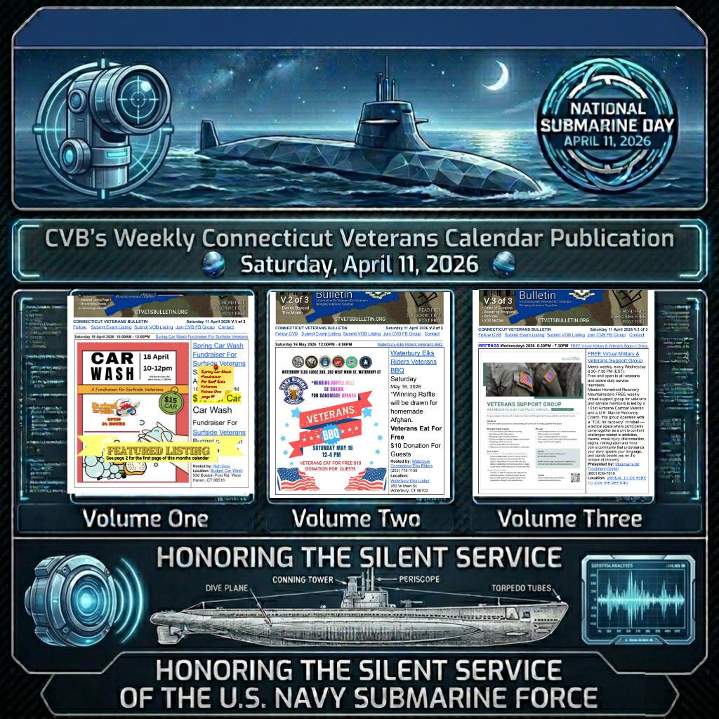 The 11 April 2026 CVB Weekly Calendar features 200+ events, programs, and resources.