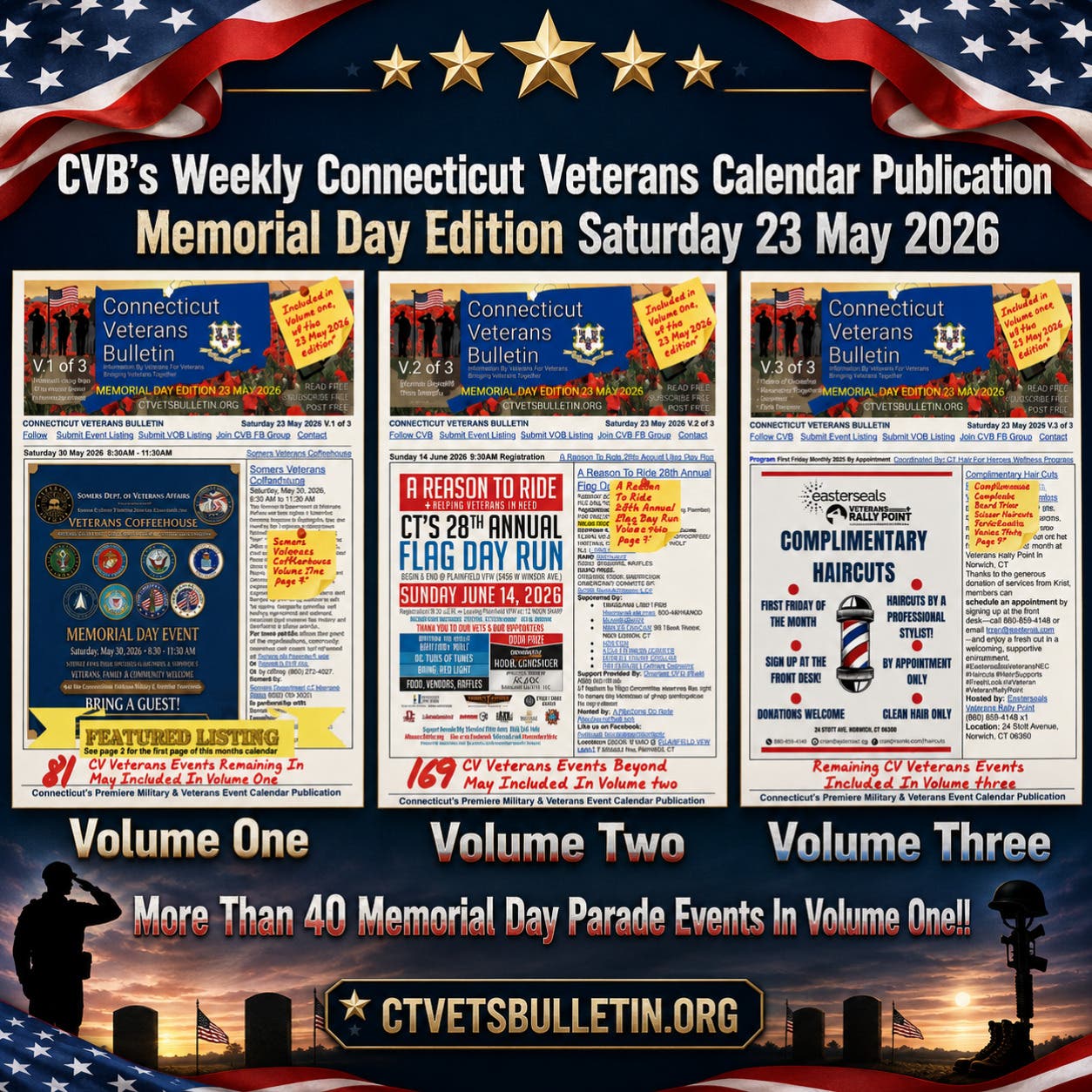 The 10th Anniversary Memorial Day Edition of CVB is here! 🇺🇸