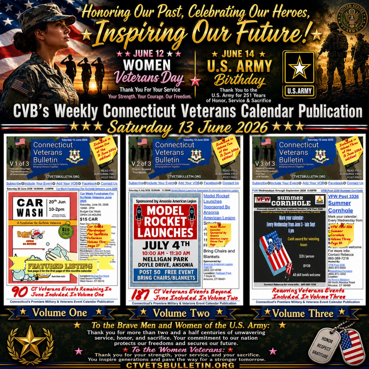 The June 13 2026 Connecticut Veterans Bulletin is live.