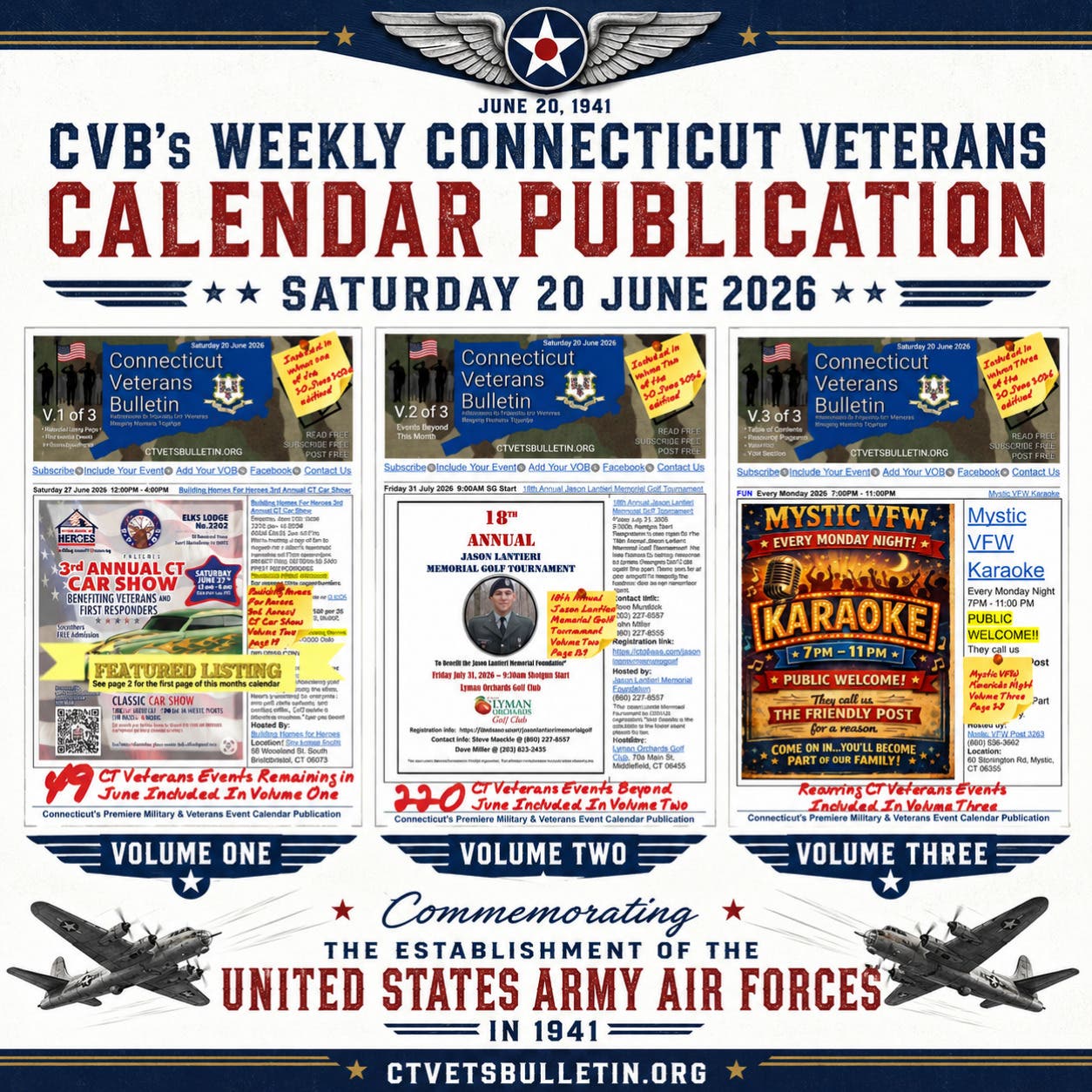 Looking for military events, support programs, and local resource directories in CT?