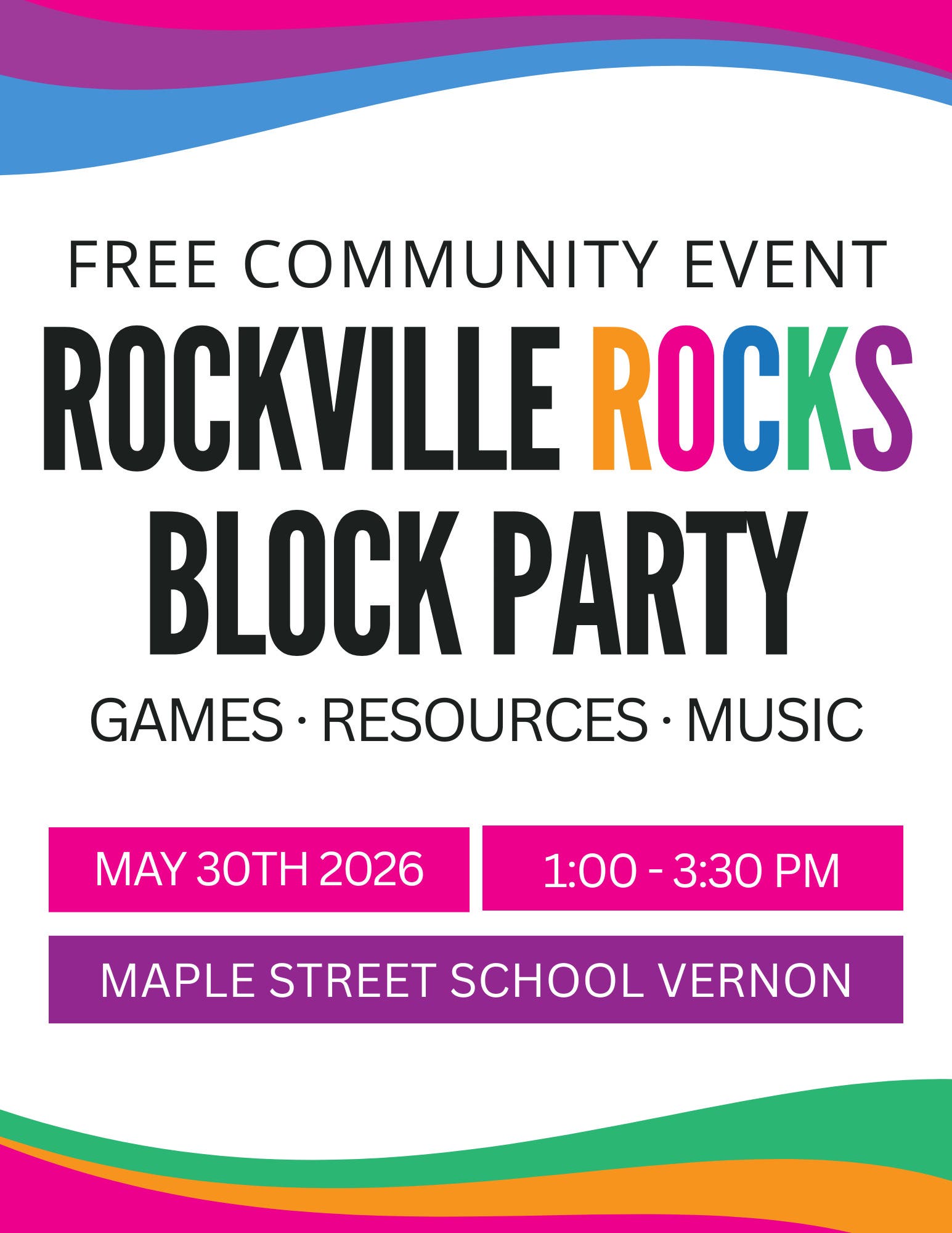 Rockville Rocks Block Party