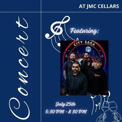 Concert: City Saga at JMC Cellars