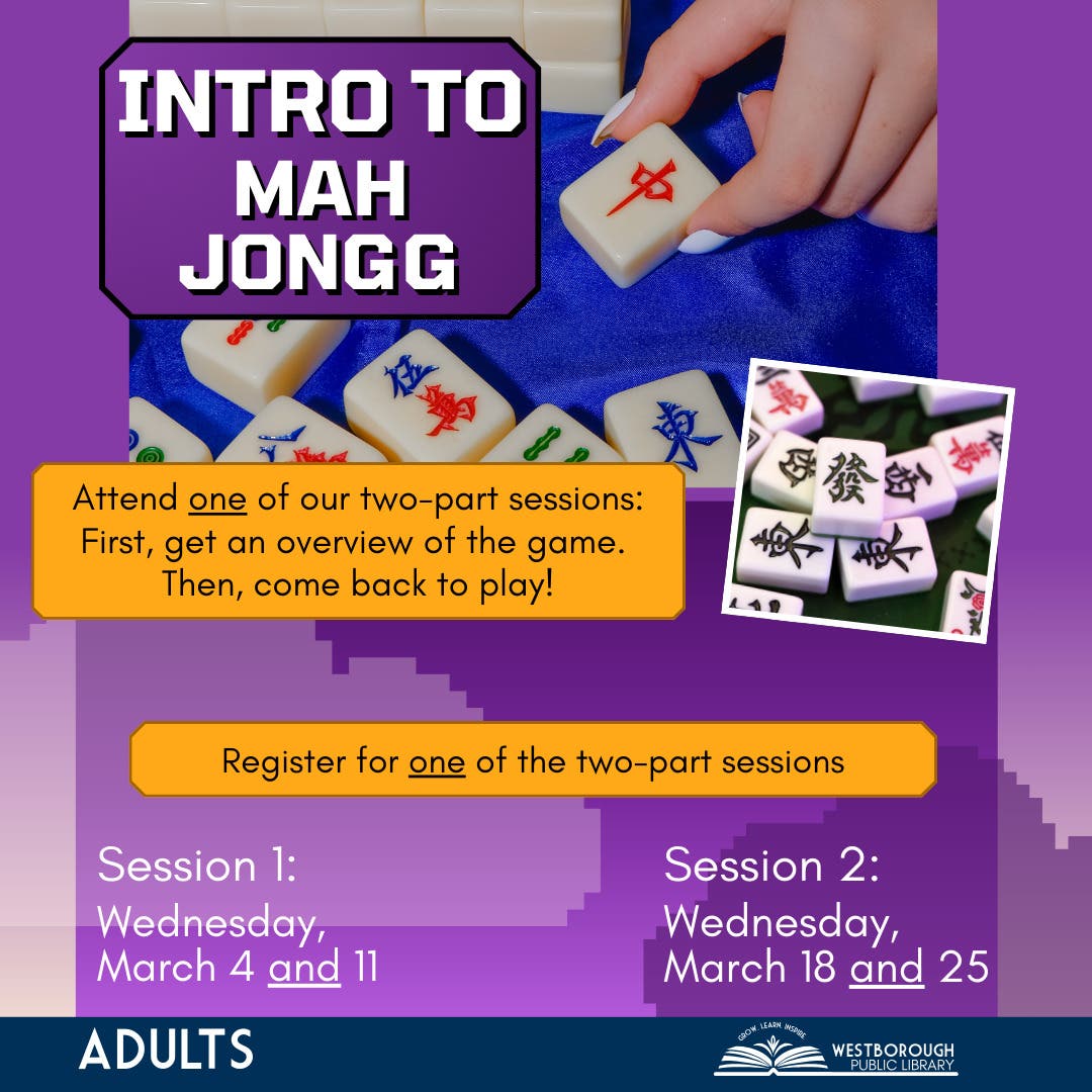 Intro to Mah Jongg: Session 1
