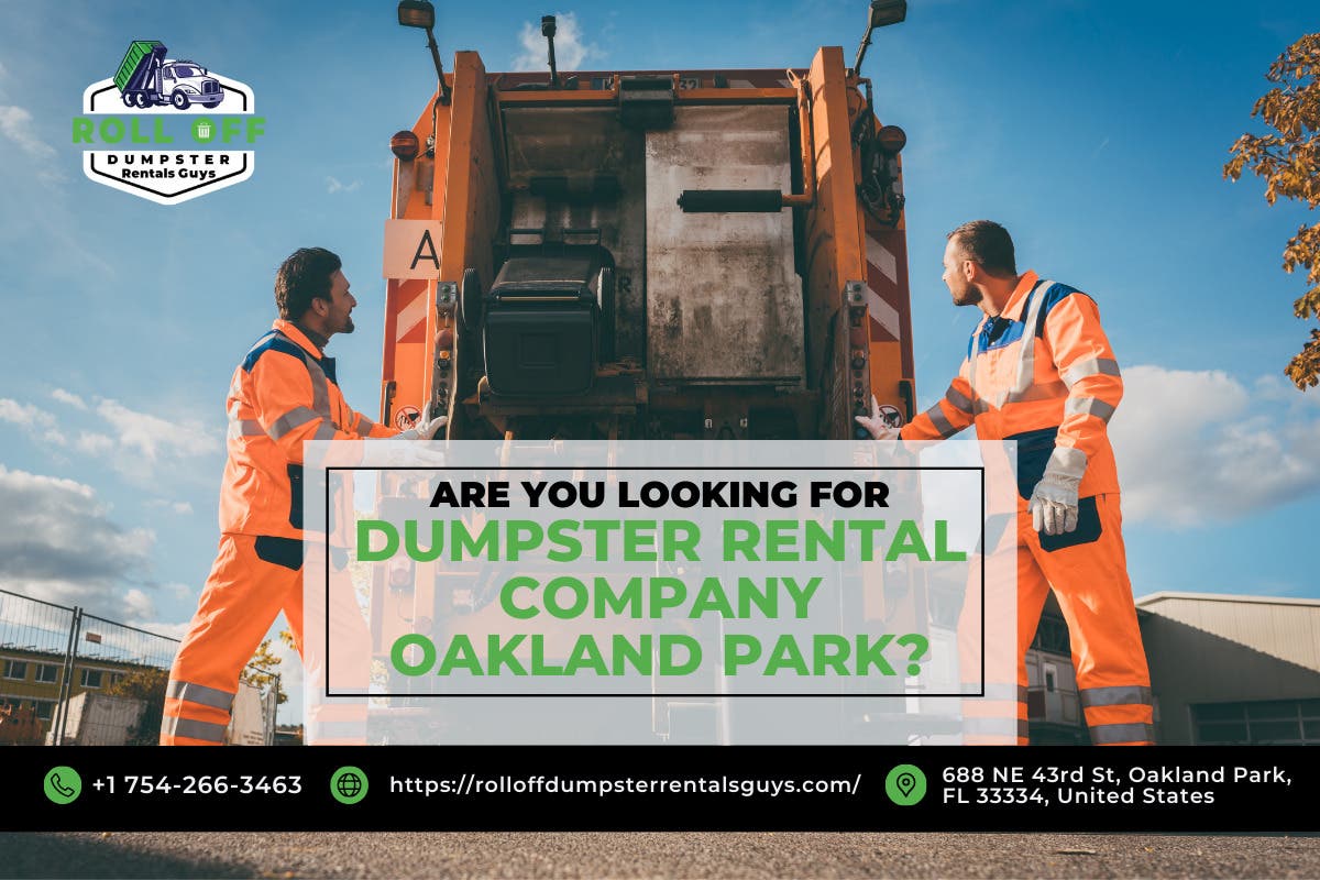 Oakland Park Roll Off Dumpster Rentals Guys
