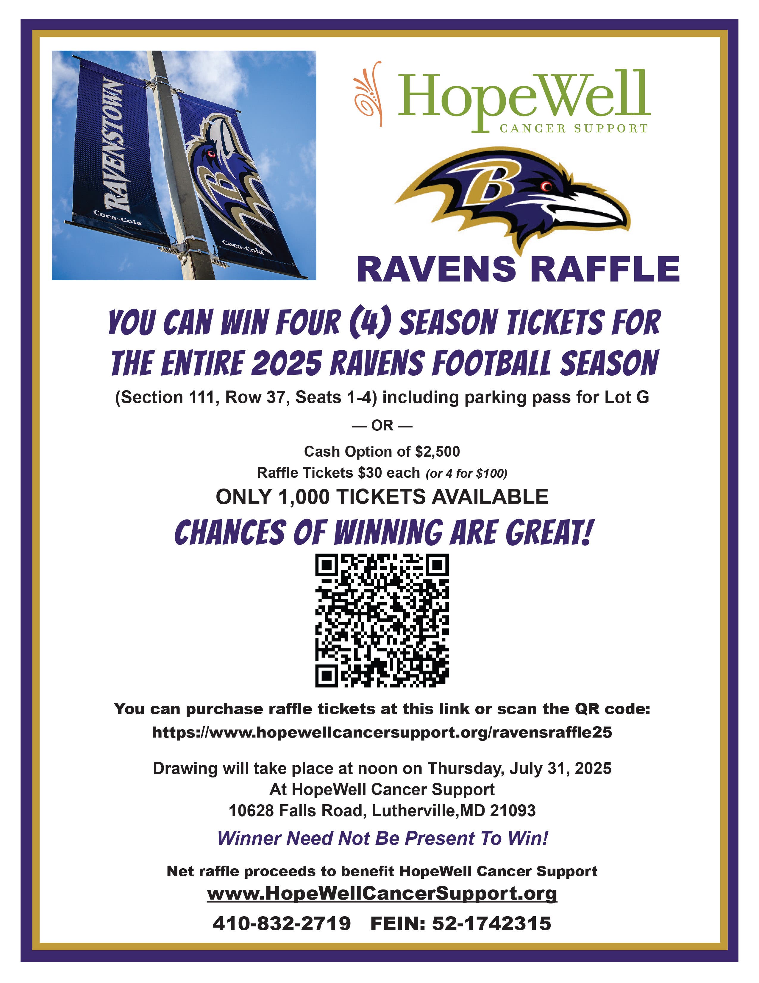 2025 Ravens Raffle