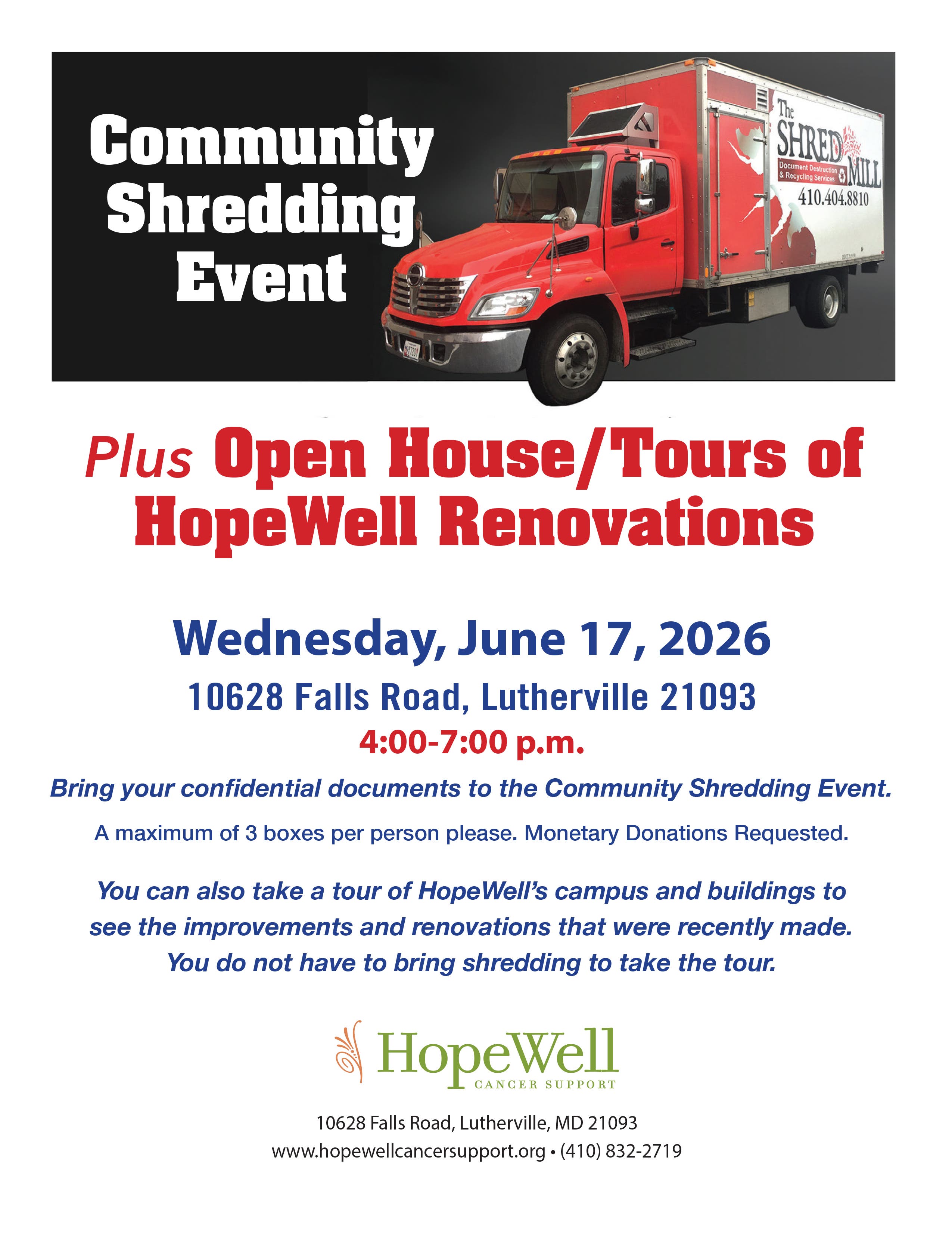 Community Shredding Event