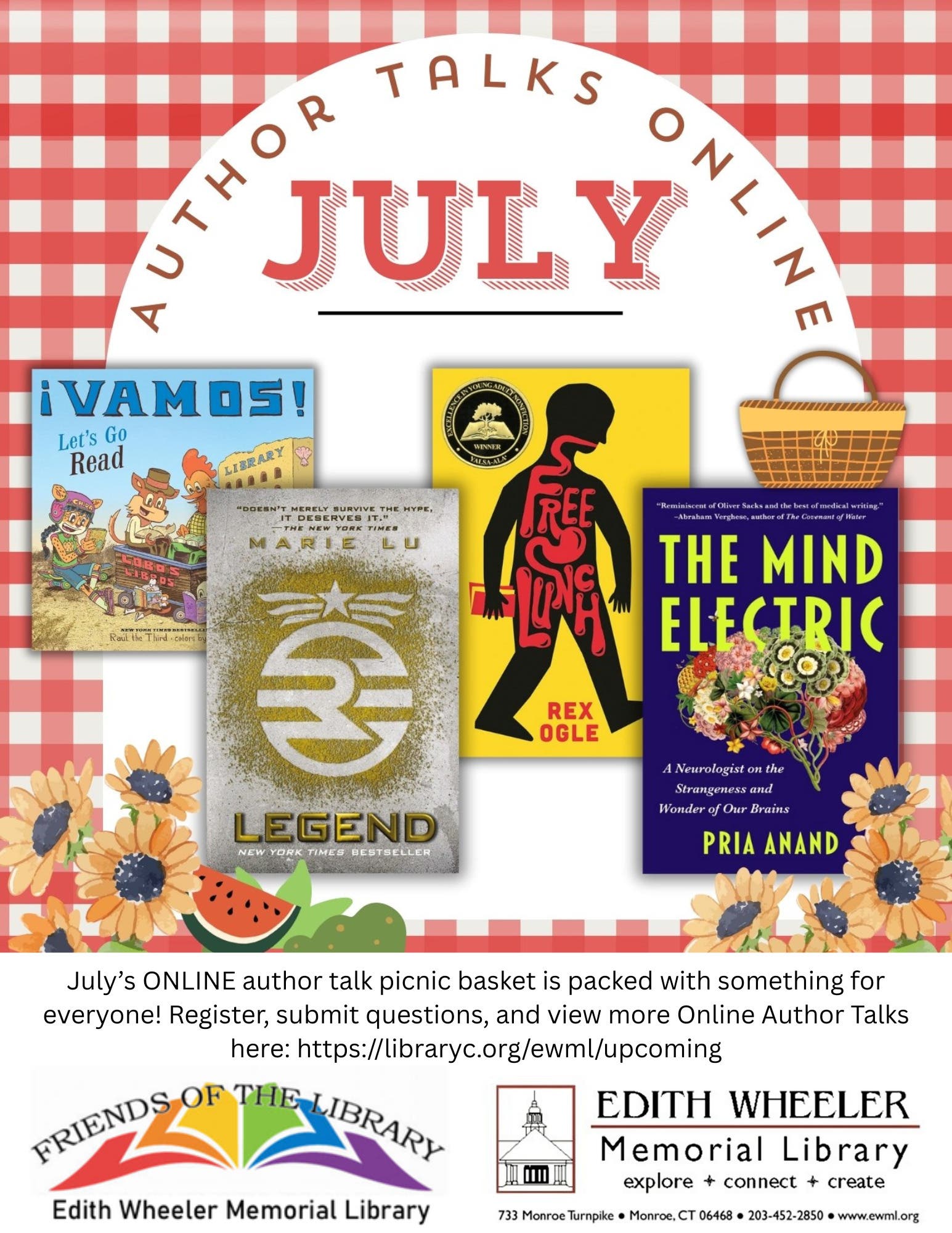 July Author Talks at EWML